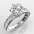 Jennifer Channel Set Band With Six Prong Solitaire — view 1