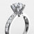 Jennifer Channel Set Band With Six Prong Solitaire — view 4