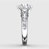 Jennifer Channel Set Band With Six Prong Solitaire — view 5