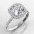 Madison Cushion Halo Ring — view 1