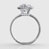 Madison Cushion Halo Ring — view 2