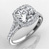 Madeline Split Shank Halo Ring — view 1