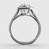 Madeline Split Shank Halo Ring — view 2