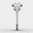 Madeline Split Shank Halo Ring — view 5