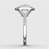 Soleste Double Halo Ring With Fishtail Pave — view 5