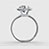 Madison Cushion Halo Ring With Round Center Stone — view 2