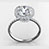 Madison Cushion Halo Ring With Round Center Stone — view 3