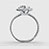 Madison Round Halo Ring — view 2