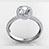 Kimberly Three Row Pave Ring With Double Halo — view 3