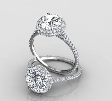 Melissa Double Halo Ring
