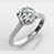 Elizabeth Diamond Encrusted Solitaire — view 1